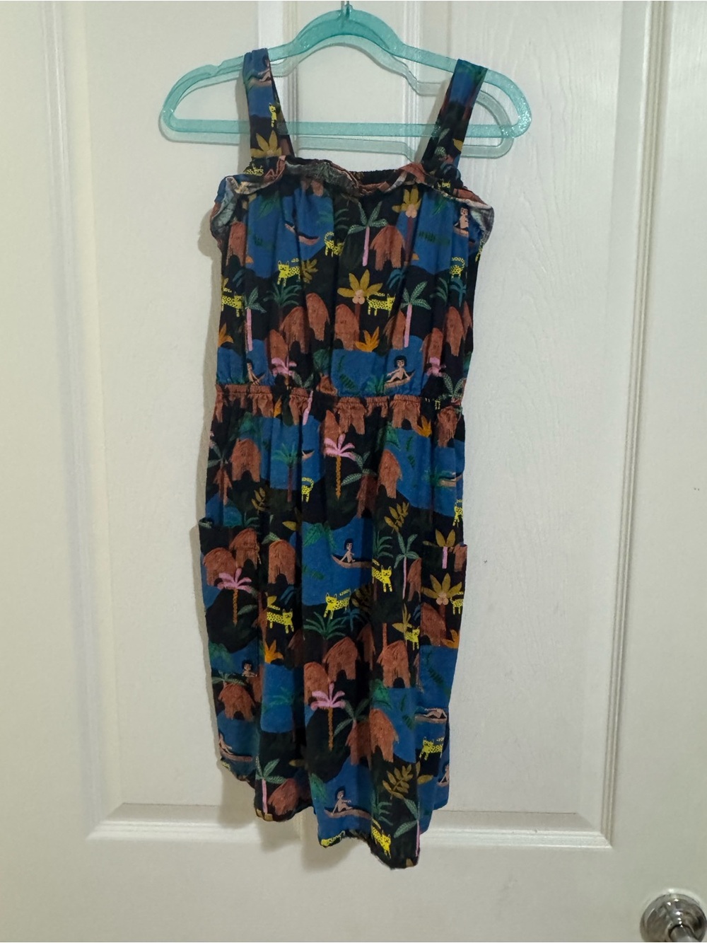 Fábula by Farm Rio Girls Amazon Jungle Print dress Size 8